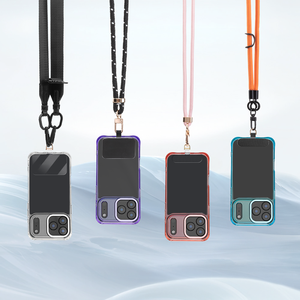 スポーツカラフルなユニバーサルクロスボディセルフォンストラップ調整可能ストラップiPhone用ストラップ14/15/16/17 Shine-e SHY008 120cmポリエステル - Product Image 1