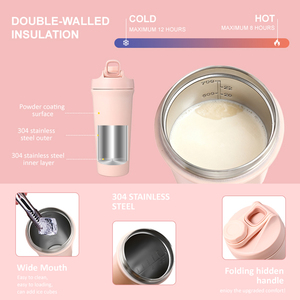 Botella Mezcladora Deportiva de Acero Inoxidable con Aislamiento de Doble Pared y Logotipo Personalizado, Precio Económico, Éxito de Ventas de Everich - Product Image 4