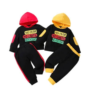 Toddler Tracksuit Autumn Baby Clothing Sets Children Boys Girls Fashion Clothes Kids Hooded T-shirt And Pants 2 Pcs Suits