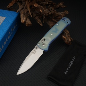 มีด Bugout รุ่น 535 ด้ามจับ G10 สีหยกใสสวยงาม สำหรับงาน DIY OEM สแตนเลสสตีล สำหรับตั้งแคมป์และใช้ในบ้าน - Product Image 1