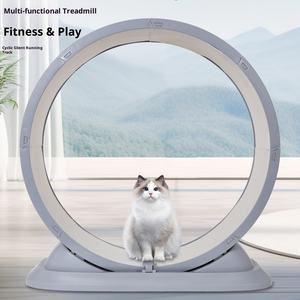 Neues Pet <span class=keywords><strong>Toy</strong></span> <span class=keywords><strong>Cat</strong></span> Laufband mit verdicktem, stabilem Basis-Übungs rad Kreisförmige Laufbahn Anti-Pinch-Design Leiser Betrieb - Product Image 2