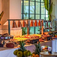 XINGPAI — chauffe-aliments électrique, trois ampoules, en acier inoxydable, pour buffet, hôtel, restaurant