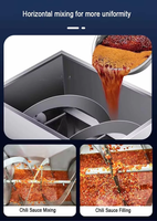 Machine d'emballage alimentaire entièrement automatique Fomax pour sauce chili, beurre de cacahuète, sauce tomate en sachets en papier, remplissage quantitatif