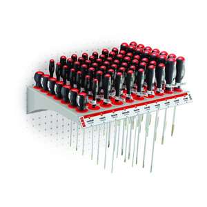 USAG - U03240623 Estante Con destornilladores ranurados para soportes de exhibición (100 Uds.) -JUEGO DE DESTORNILLADORES EAN 8001150035586 - Product Image 1