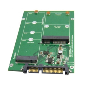 Adaptor Solid State NGFF M.2 ke SATA, Adaptor Hard Disk MSATA ke SATA, Adaptor 2-in-1 - Product Image 1