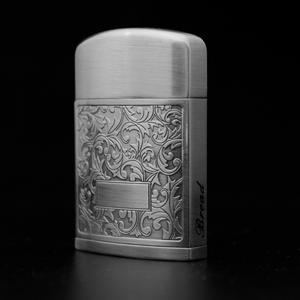 BD256-1 आधुनिक इलेक्ट्रॉनिक विंडप्रूफ लाल आग धातु इंflatable सिगरेट हल्का धूम्रपान सामान थोक - Product Image 3