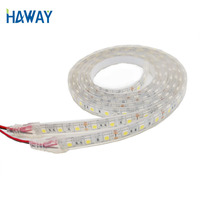 2020 en plein air IP68 5050 100lm/w 12V 24v 12W 10 W/M Led Bande Lumière 4000K étanche led feux de bateau de bande