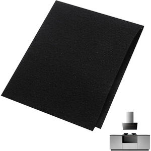 Filtre à charbon actif en coton 570x470x3mm, filtre à air non tissé pour hotte aspirante, découpable, noir - Product Image 2