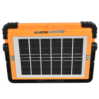 Proyector Solar Integrado con Gancho Magnético de Fuerte Atracción Recargable por USB de 10000 W, Sensor de Jardín Exterior, Reflector LED Solar