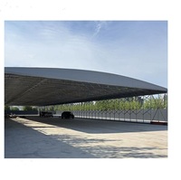Tente de stationnement mobile en acier pour extérieur, résistante aux intempéries, avec protection UV et taille personnalisable, type abri de rangement.