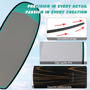 Custom Logo 105cm Lightweight Carbon Fiber Hydrofoil Surfboard Wood Grain Non-Motorized Paddle Board Bag for Ocean Water <b>Surfing</b> - Product Image 5