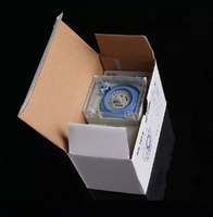 Relay Timer Mekanik SUL181h Pabrik OEM dengan Pengaturan Waktu 30 Menit 24 Jam AC 110V 240V 16A Tipe Rel Din Harga Dari SHCET