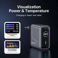 Cargador de Teléfono Inteligente KYT 100W Gan Ai con Pantalla LED Digital