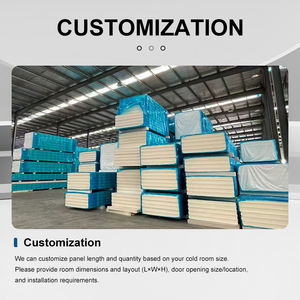 Panneau sandwich industriel en acier ignifuge B1, écologique, matériau de construction pour les murs et les toitures de chambres froides - Product Image 6