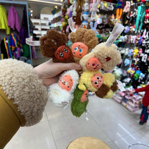 Llavero de peluche Tinkle Tinkle, colgante de mosquetón de animal de peluche suave de dibujos animados en 3D para bolso y llaves - Product Image 1