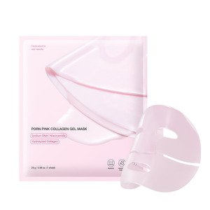 Masque facial en gel de collagène <span class=keywords><strong>rose</strong></span>, format voyage, poudre hydrogel, hydratant et raffermissant pour le visage - Product Image 1
