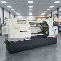 Torno CNC de Cama Plana CK6150 con Controlador FANUC/GSK para Torneado de Metal