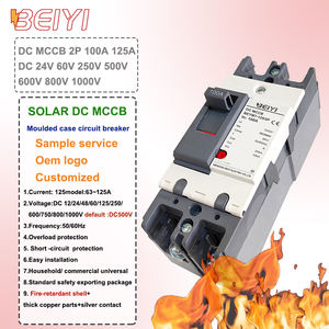 Großhandel China Fabrik Wasserdichter 24V 48V 250V 500V DC 100A Leistungsschalter mit Überlastschutz 25kA Abschaltleistung - Product Image 1