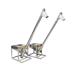 Máquina Transportadora de Tornillo Inclinado en Espiral de Acero Inoxidable, Nueva, para Sal, Azúcar, Granos, Cemento en Polvo, de Gran Tamaño - Product Image 1