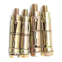 BangNa M8-M12 Jaune Acier au carbone galvanisé 4 pièces 3 pièces M10 Vis d'expansion Dyna Boulon d'ancrage DIN7504 Grade 4.8/8.8