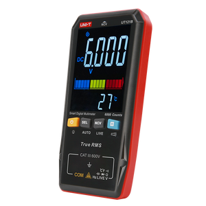 Multimètre numérique intelligent UT121B True RMS avec affichage double tension/fréquence, NCV, mesure en temps réel, sélection automatique de la plage, compteur 6199 points - Product Image 2