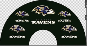 Wholesale 33cm Custom Printed Handmade <b>Large</b> Bamboo Pvc Nfls Philadelphia Eagles Folding Hand Held <b>Fan</b> for Women and Party - Product Image 4