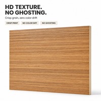 Panneau de fibres à densité moyenne stratifié mélaminé noyer/gris, panneau décoratif E1 résistant à l'humidité, mobilier moderne