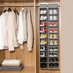 Organisateur de placard multifonctionnel à 10 niveaux, sac de rangement pour vêtements et chaussures en tissu non tissé durable, <span class=keywords><strong>panier</strong></span> de rangement pour placard - Product Image 3