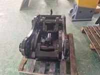 Excellent rapport qualité-prix : Attache rapide pour pelle rétrocaveuse en acier au carbone SLN, jaune, composants hydrauliques, coupleur rapide manuel mécanique