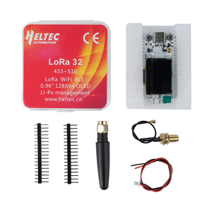 KUNOGSHUN OEM ODM SX1278 ESP32 0.96 pouces écran OLED bleu BT <span class=keywords><strong>WIFI</strong></span> Kit 32 carte de développement IOT module pour Ardu avec <span class=keywords><strong>antenne</strong></span> 433-470 MHz - Product Image 1