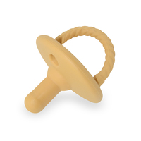 Sucettes en silicone pour bébé, sûres et résistantes aux morsures, fournisseur chinois, nouveau design, sucettes en silicone pour bébé, bavoirs