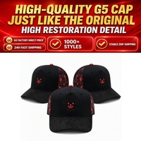Nieuwe 5-panel 3D geborduurde logo branded zwarte originele suède klep pet Baez Beard 31 caps heren satijn baseball custom petten