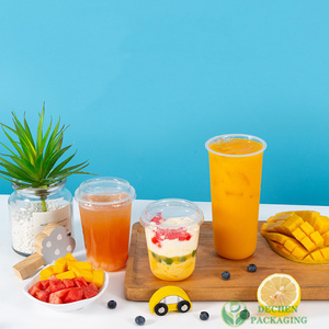 Heart <span class=keywords><strong>Boba</strong></span> 400cc Bubble <span class=keywords><strong>Wrap</strong></span> Logotipo personalizado Taza de 16 oz con vasos de plástico de paja para personalización - Product Image 2