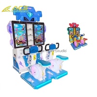 Machine de jeu de course automobile pour enfants ACS Metal English Indoor, à monnayeur, 2 joueurs, simulateur de conduite, borne d'arcade, garantie 1 an