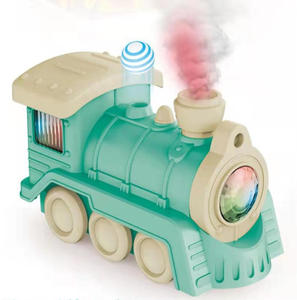 Juguetes Educativos para Bebés, Tren de Plástico Multifuncional con Luz y Música, Bola Flotante con Suspensión y Spray, Mini Coche Eléctrico Universal para Niños - Product Image 2