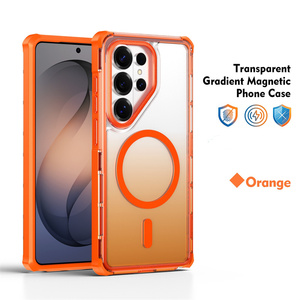 Funda Magnética Transparente con Protección para Teléfono, Diseño Arcoíris, para Samsung S26 Ultra, S25, S24, Neon, A57, A17, A27 FE, Antigolpes, Nueva - Product Image 4