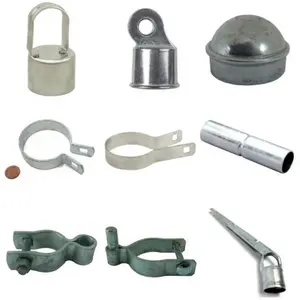 Galvanized / Powder Coated Of Heavy Duty Chain Link Fencing Fittings