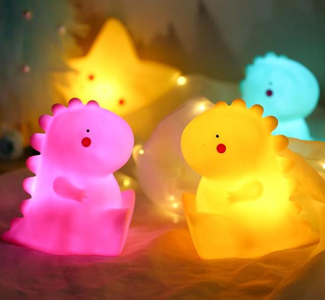 Newish Cheap Kids Room Gift Cute Animal Star Moon Rabbit unicorn Led 3D Night Lights