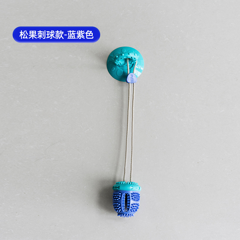 Boule d'épine de pomme de pin-bleu violet