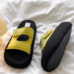 Sandalias de plataforma con tacón alto para mujer, nuevas chanclas de verano para vacaciones en la playa - Product Image 4