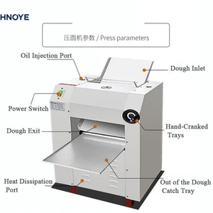 Machine <span class=keywords><strong>à</strong></span> pétrir et <span class=keywords><strong>à</strong></span> étaler la <span class=keywords><strong>pâte</strong></span> pour dumplings, tortillas et roti, avec réglage de 2 <span class=keywords><strong>à</strong></span> 30 mm - Product Image 2