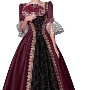 Nuevo Vestido Medieval Renacentista Victoriano de Estilo Europeo para Representaciones Escénicas y Juegos de Rol - Product Image 1