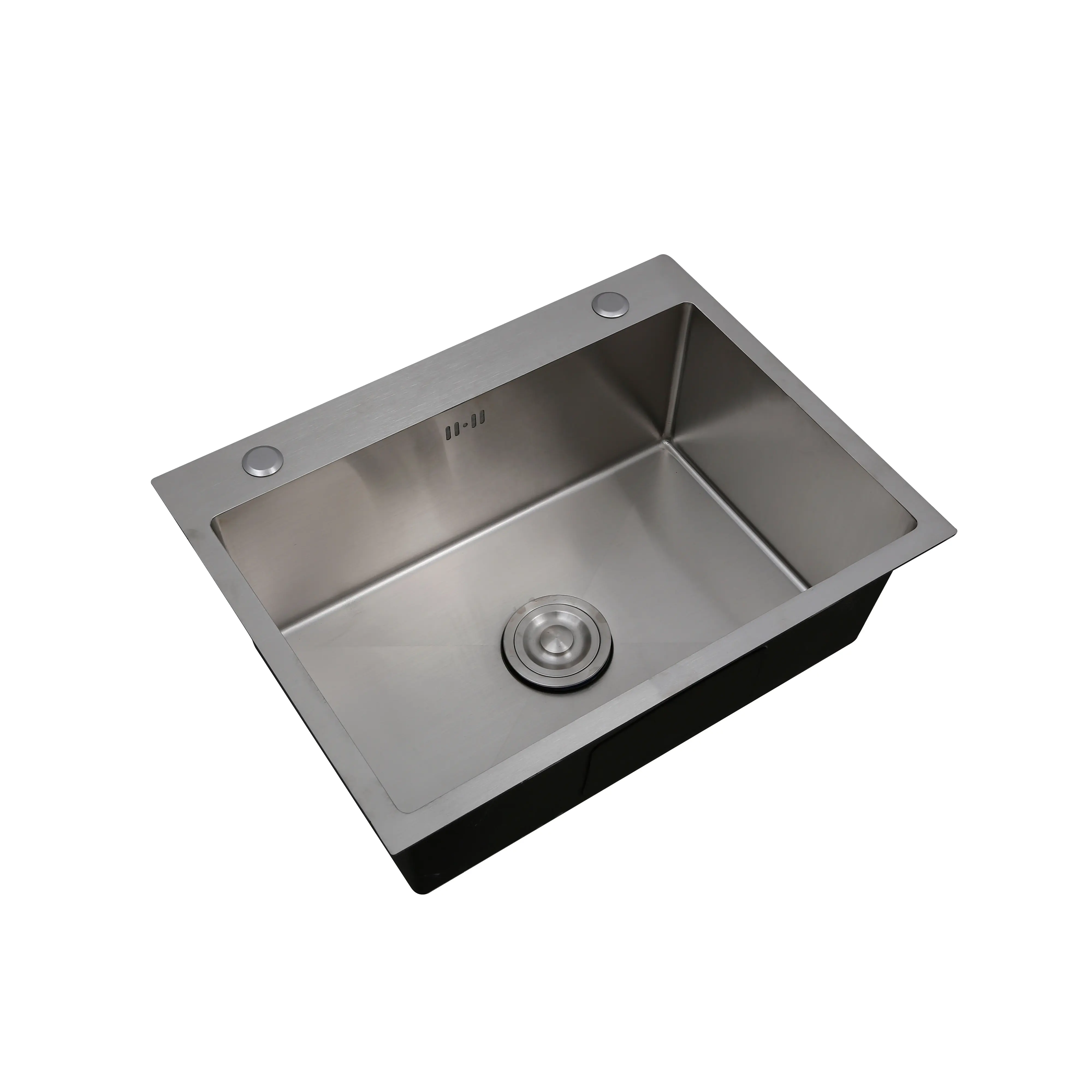 Handmade Kitchen Sink Stainless Steel Single Bowl Top Mount 50*40 Rectangular Sink Support for Customization