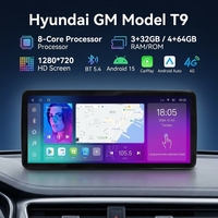 Estéreo Portátil Android Auto Inalámbrico con GPS Integrado de 12.3 Pulgadas, Carplay, OBD2, Amplificador DSP, 1 Año de Garantía, Asistencia de Marcha Atrás para