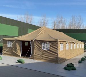 Carpa de Camping Personalizada de Lona Resistente para 30-40 Personas, de 12x6 Metros, con un Dormitorio, para las Cuatro Estaciones, Impermeable, Fácil de Montar - Product Image 1