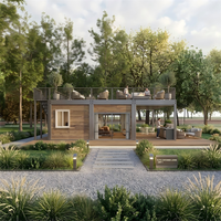 Nouvelles maisons écologiques en conteneurs avec passerelle et terrasse, conçues pour un style de vie moderne et écoresponsable en 2026
