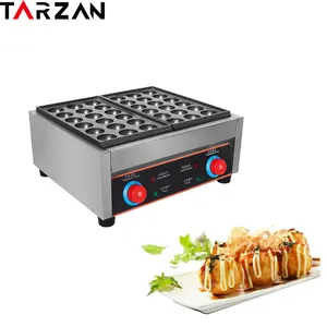 Commercial 4000W Non-Stick Board Electric Fish Ball Takoyaki Grill Wholesale Price