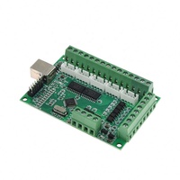 Driver Board USB MACH3 V2.1 100Khz Breakout Board CNC 5 Axis Interface Driver Motion Controller Kompatibel dengan TB6600 DM542 DM860H