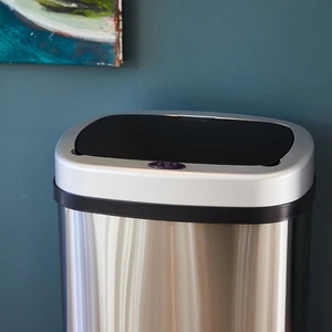 50L Chất Lượng Cao Hình Bầu Dục Thông Minh Tự Động Cảm Ứng Miễn Phí Thông Minh Thùng Rác Chất Thải Thùng Rác Có Thể - Product Image 5