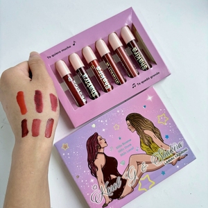 Paquete de 6 Brillos Labiales <span class=keywords><strong>Karol</strong></span> <span class=keywords><strong>G</strong></span>, <span class=keywords><strong>Mini</strong></span> Brillo Labial Hidratante Mate con Labios Coloridos, Maquillaje Neutral, Proveedor Mayorista - Product Image 1